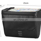 Bike Bag Bicycle With Adjustable Hooks Carrying Handle Reflective Trim and Large Pockets thumbnail-2