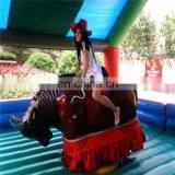 Hot Sale Inflatable Pulling Rodeo Bull Riding Games for Sale Children Interactive Sport Game thumbnail-5