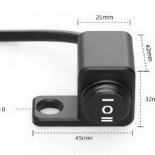 Name: Rearview Mirror Waterproof Switch Material: Aluminum Alloy Style: Left Mirror, Right Mirror Type: Three Speed Switch (one in and Two Out) Switch Wiring: About 50cm Long, Yellow, Red and Black Three Wire Feature 1.BUILD T6063 ALUMINUM ALLOY THICKENED thumbnail-4