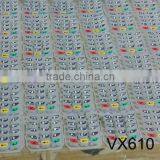 Silicone Keypad for Pos Terminal Verifone Vx610 Vx510 Vx520 Vx670 Vx680 Vx675