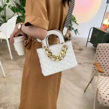 2021 Summer New Female Fashion Broadband Messenger Net Red Portable Square Bag thumbnail-4