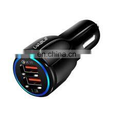 Car Charger 3.0 QC 3.0 Dual USB Quick Charging Adapter Car-Charger Type For Micro USB C Cable Phone Charger thumbnail-1