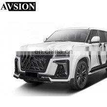 Factory outlet body kit for Nissan Patrol Y62 upgrade to HAWK style with front/rear bumper assembly