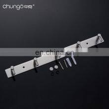 Stainless Steel Wall Mount Bathroom Accessories Double Sided Adhesive Robe Coat Clothing Towel Wall Hooks thumbnail-3