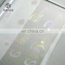 Transparent Customized Embedded Heat Laminate Holographic Overaly for PVC ID Cards thumbnail-2