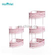 Sakura 2 Tier Corner Shower Caddy Wall Mounted No Drilling Bathroom Storage With EASY LOC Suction thumbnail-2