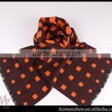 The Latest Tassel Warm Pure Silk Scarf for Men and Women thumbnail-3