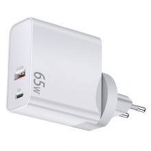 65W USB+Type-C Charger For IPhone 13 12 Pro Max Samsung Xiaomi Mi QC 3.0 PD USBC Fast Charging Phone Charger thumbnail-2