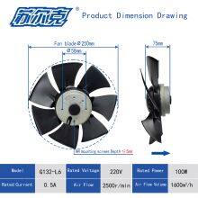 250fzl7 2500rpm 230V 380V Durable Ventilator Fan for Optimal Airflow in Factories thumbnail-2