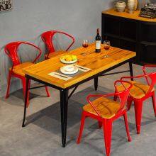 Solid Wood Dining Table is Simple, Retro and Monotonous. If You Like Other Styles, You Can Customize Them. thumbnail-2