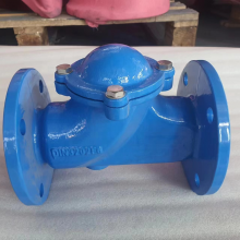 DIN 3202 F6 PN16 Ductile Iron GGG50 GGG40 Flange Ball Type Check Valve Soft Seal Non Return Valve Check Valve thumbnail-2