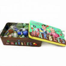 Tin Box Glass Marbles for Children‘s Toy , Classic Toy ,children's Gift ,educational Toy,colorful Marbles thumbnail-2