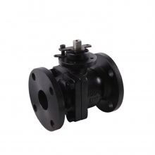 DIN 3357 Cast Iron GG25 GGG40 Ball Valve Ductile Iron Carbon Steel PN16 DN65 DN100 Double Flange Ball Valve thumbnail-5