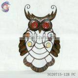 Metal Owl Wall Hangings for Home Decoration thumbnail-1