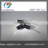(hot Sale)100UF 25V 5x11 thumbnail-1