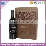 Customized Wholesale Elegant Hand Made Unfinished Wooden Wine Box thumbnail-2
