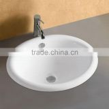 China White Ceramic Bathroom Vanity Basin