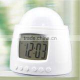 Alarm Clock 7 Colors LED Change Star Night Light Magic Projector Backlight Clock