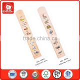 directly import ruller toys from china 0.3cm bulge 8 different animals on the kids growth chart