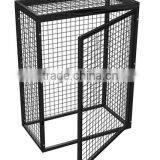 Metal Folding Storage Cage Wire Mesh Container for Warehouse