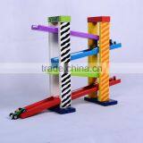 Promotional Discounts Toys Car OEM Colorful Ramp Racer Educational Wooden Sliding Car for Kids EZ5133 thumbnail-5