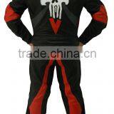 Big Skull Motorcycle Racing Suit Leather Suit thumbnail-1