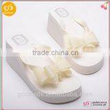 Guangzhou Shoes Factory Wholesale Newest Style Women Summer High Heel Flip Flops Quality Choice thumbnail-3