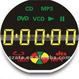 Customized Five Digital Led Display Screen for DVD