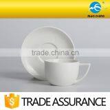 White Durable Ceramic Espresso Cup With Saucer thumbnail-4