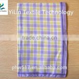 NO42 High quality 100% cotton handkerchief colours plaid satin handkerchief