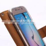 Phone Case Empty Thread Polka Dot PU+ TPU Wallet Case With Stand, For Samsung Galaxy S6 Edge Leather Case thumbnail-4