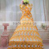 2015 New Fashion Lady Dress Nigeria Heavy Cord Lace Spangles Lace for Party Dress thumbnail-1