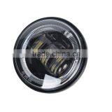 Harley Round 4.5inch Motorcycle LED Fog Lights LED Angel Eyes Fog Lights With DRL Turn Signal Lights RED Demon LED Fog Light thumbnail-3