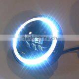 New Motorcycle 5-3/4" 50W LED Headlight With DRL Turning Signal Angel Eyes for Harley Motorcycle thumbnail-6