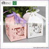 5x5x8cm Mr And Mrs Wedding Candy Boxes