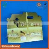 Fashion New Design Corrugated Paper Clever Lock Food Box