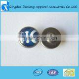 Antique Blue Silver Pearl , Rivets and Studs Painted With Blue Color and Enamel Cover