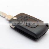 Fits Citroen C2 C3 C4 C5 Peugeot 106 307 406 2 Button Flip Remote Car Key FOB Case Cover Shell thumbnail-5