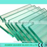 6mm clear float tempered glass with high quality