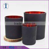 Wedding Decorative Electro Plating Black Glass Candle Jar Quality Choice thumbnail-1