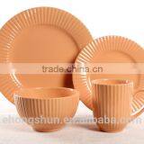 Cheap Color Glazed Stoneware Dinner Set thumbnail-6