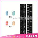 3D Printer Black Nail Sticker Nail Art Stencil Stamping Hollow Nail Sticker thumbnail-1