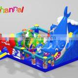 Specially Giant Shark Designed Inflatable Obstacle Course