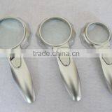 Handheld lighted magnifying glass/led illuminated magnifier