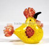 Glass Craft+ Cock+Red+Yellow+Crystal Art thumbnail-1