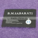 2016 High Density Computerized Woven Label Machine Sew On Neck Woven Label For Garment With Business Men's Suit Style thumbnail-6