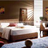 Interior Indoor Bedroom Furniture - Rattan Wicker Bedroom Set (Hand Woven by Wicker,hyacinth & Wooden Frame ) thumbnail-1