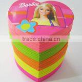 Fancy Sticky Notes With Love Shaped