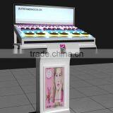 Floor Standing Acrylic Nail Polish Stand Holder Cosmetic Display and Acrylic Make up Organizer for Acrylic Cosmetics Showcase thumbnail-1