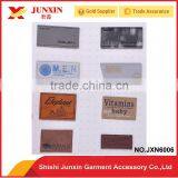 2015 Custom Embossed Leather Label for Jeans thumbnail-1